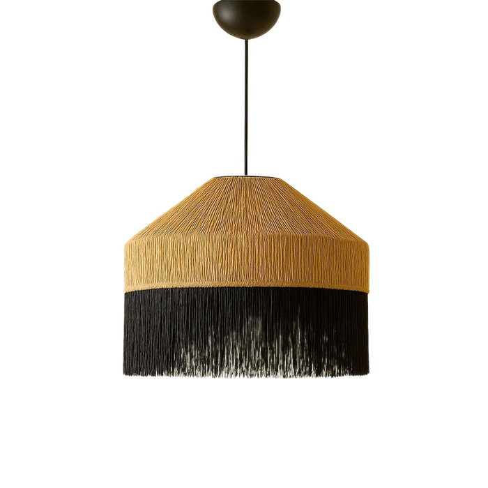 Opviq Lámpara de Araña Fiora Beige y Negro